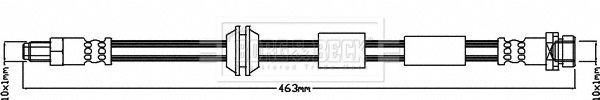 BORG & BECK Bremžu šļūtene BBH8053